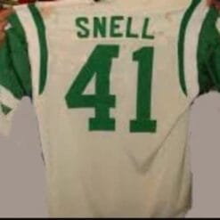 Matt Snell Jersey New York Jets Custom Throwback Football White