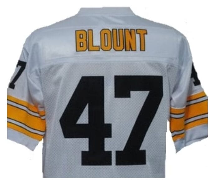 Mel Blount Jersey Pittsburgh Steelers Custom Throwback Football White