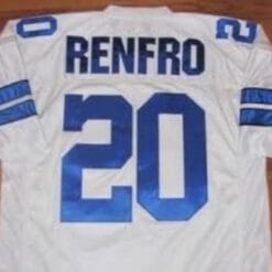 Mel Renfro Jersey Dallas Cowboys Custom Throwback Football White