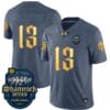 Notre Dame Jersey Number 13 No Name Shamrock Series 2024 College Football Stitched