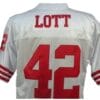 Ronnie Lott Jersey San Francisco 49ers Custom Throwback Football White