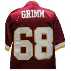 Russ Grimm Jersey Washington Redskins Custom Throwback Football Burgandy