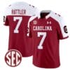 Spencer Rattler Jersey #7 South Carolina Gamecocks Football 1980 Throwback Vapor Limited Garnet Alternate