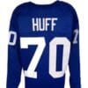 Sam Huff Jersey New York Giants Long Sleeve Vintage Style Custom Throwback Football