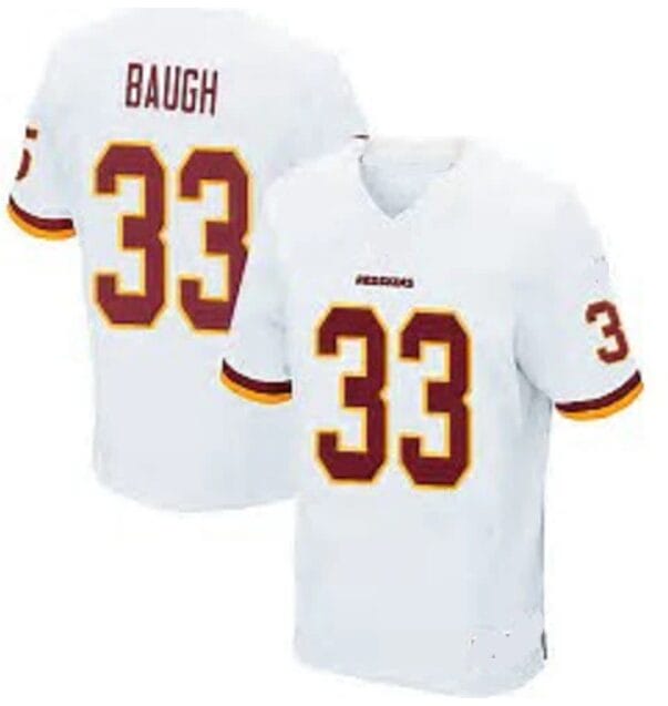 Sammy Baugh Jersey Washington Redskins Custom Throwback Football White