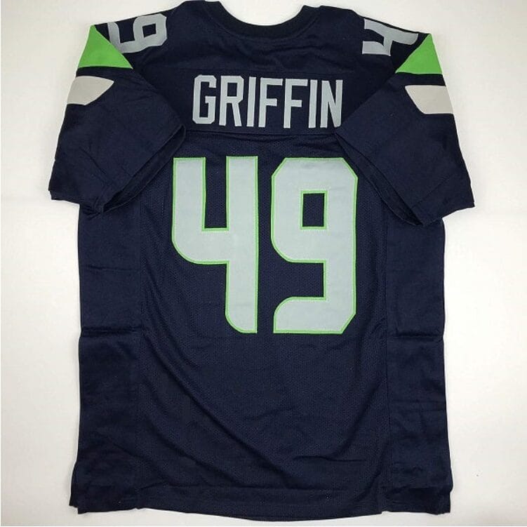 Shaquem Griffin Jersey Seattle Seahawks Custom Throwback Football