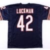 Sid Luckman Jersey Chicago Bears Custom Throwback Football White Number