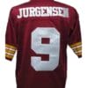 Sonny Jurgensen Jersey Washington Redskins Custom Throwback Football Burgandy