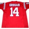 Steve Grogan Jersey New England Patriots Custom Throwback Football Red