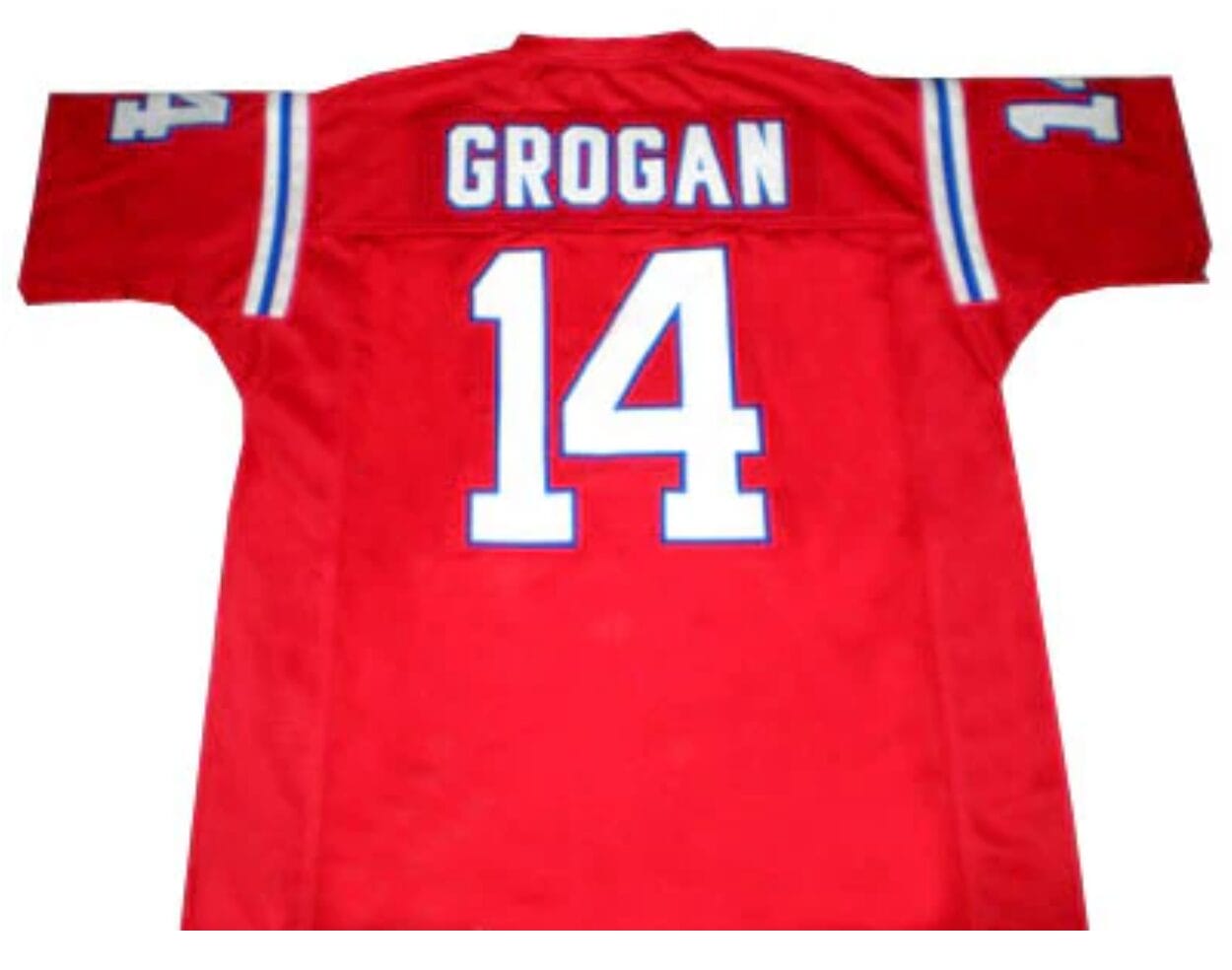 Steve Grogan Jersey New England Patriots Custom Throwback Football Red
