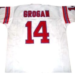 Steve Grogan Jersey New England Patriots Custom Throwback Football White