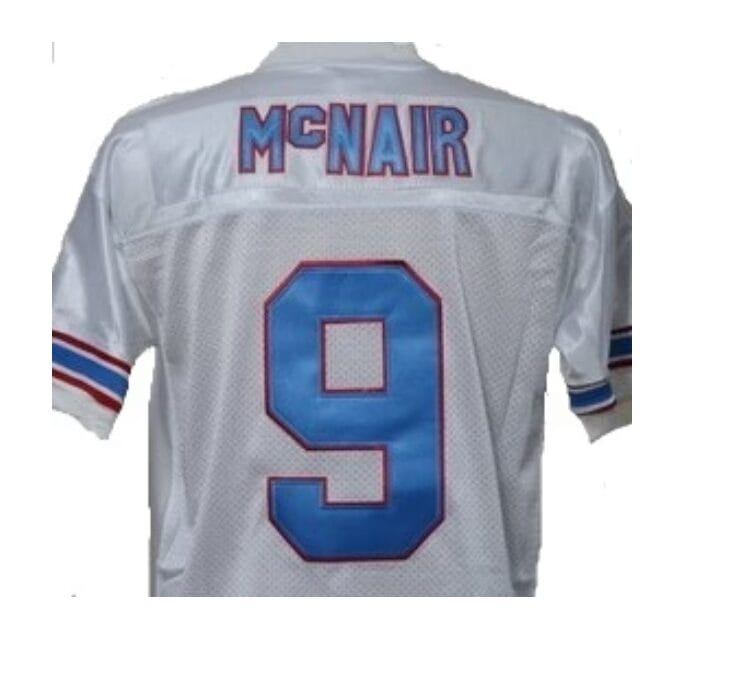 Steve McNair Jersey Tennessee Titans Custom Throwback Football White