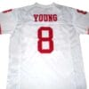 Steve Young Jersey San Francisco 49ers Custom Throwback Football White