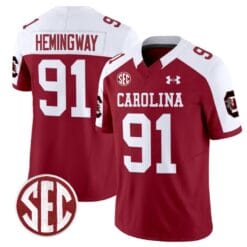 Tonka Hemingway Jersey #91 South Carolina Gamecocks Football 1980 Throwback Vapor Limited Garnet Alternate