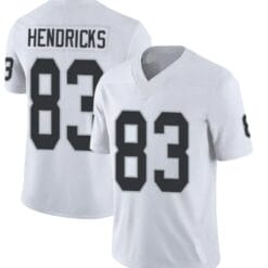 Ted Hendricks Jersey Oakland Raiders Custom Throwback Football White