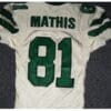 Terance Mathis Jersey New York Jets Custom Throwback Football