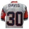 Terrell Davis Jersey Denver Broncos Custom Throwback Football White