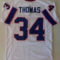 Thurman Thomas Jersey Buffalo Bills Custom Throwback Football White