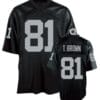 Tim Brown Jersey Oakland Raiders Custom Throwback Football Black