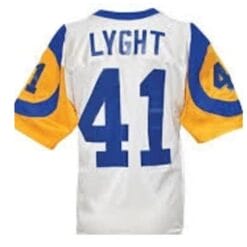Todd Lyght Jersey Los Angeles Rams Custom Throwback Football White