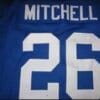 Tom Mitchell Jersey Baltimore Colts Custom Throwback Football Blue