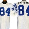 Tom Mitchell Jersey Baltimore Colts Custom Throwback Football White