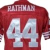 Tom Rathman Jersey San Francisco 49ers Custom Throwback Football Red