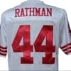 Tom Rathman Jersey San Francisco 49ers Custom Throwback Football White