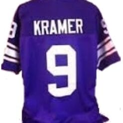 Tommy Kramer Jersey Minnesota Vikings Custom Throwback Football Purple