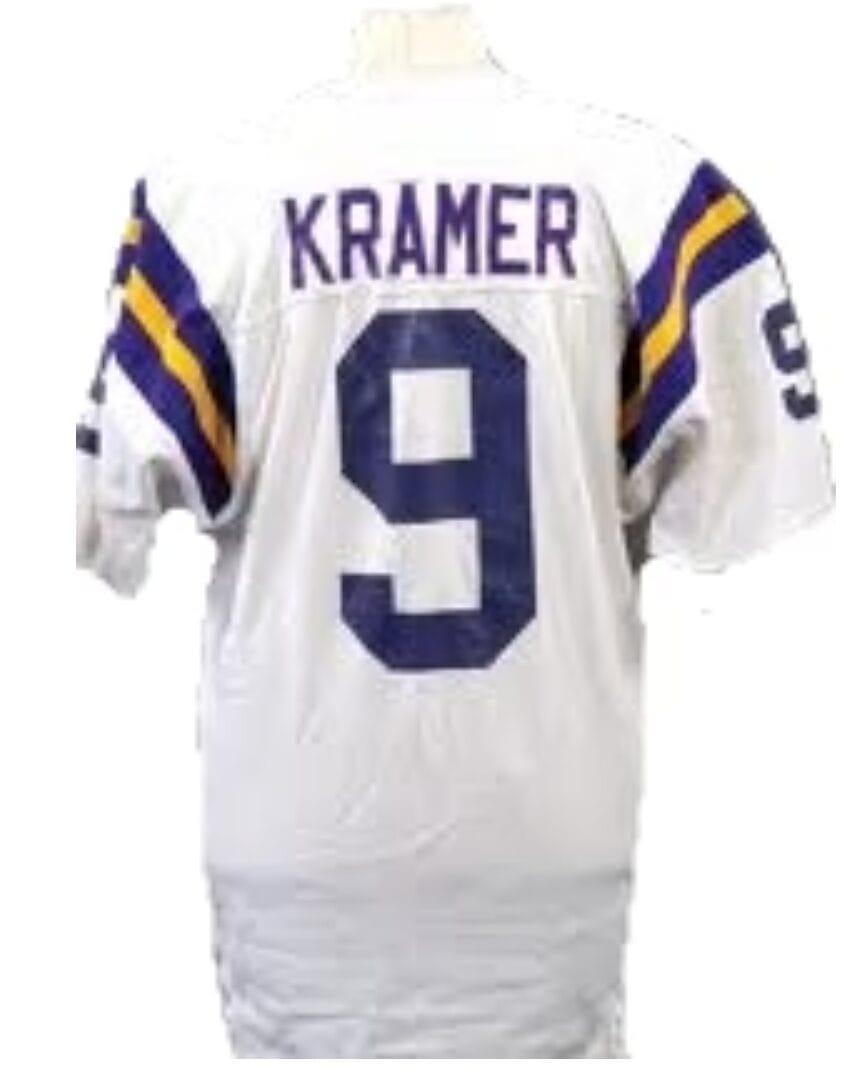 Tommy Kramer Jersey Minnesota Vikings Custom Throwback Football White