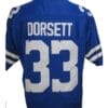 Tony Dorsett Jersey Dallas Cowboys Custom Throwback Football Blue