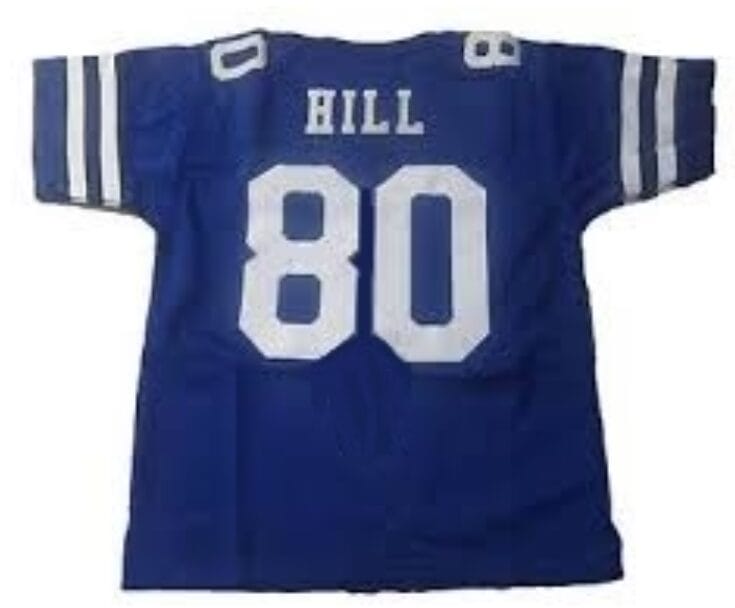 Tony Hill Jersey Dallas Cowboys Custom Throwback Football Blue