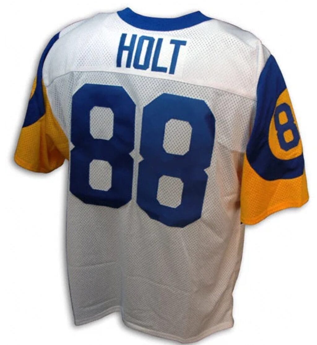 Torrey Holt Jersey Los Angeles Rams Custom Throwback Football White