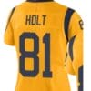 Torrey Holt Jersey Los Angeles Rams Custom Throwback Football Yellow