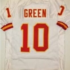 Trent Green Jersey Kansas City Chiefs Custom Throwback Football White