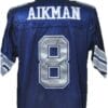 Troy Aikman Jersey Dallas Cowboys Custom Throwback Football Blue