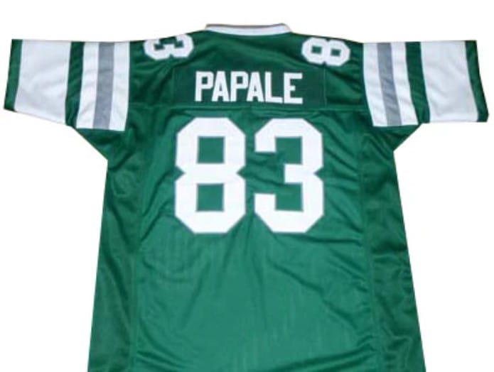 Vince Papale Jersey Philadelphia Eagles Custom Throwback Football Green