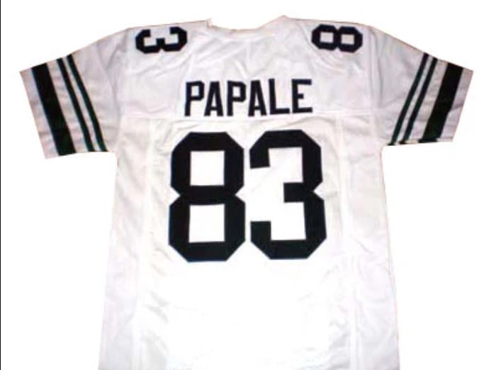 Vince Papale Jersey Philadelphia Eagles Custom Throwback Football White