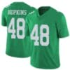 Wes Hopkins Jersey Philadelphia Eagles Custom Throwback Football Green