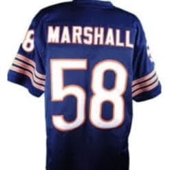Wilbur Marshall Jersey Chicago Bears Custom Throwback Football