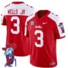 Antwane Wells Jr Jersey #3 Ole Miss Rebels Vapor Limited College Football Stitched Red Alternte