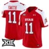 Alex Smith Jersey #11 Utah Utes Vapor Limited College Football Stitched Red Alternate
