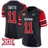 Alex Smith Jersey #11 Utah Utes Vapor Limited College Football Stitched Black