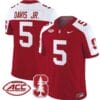 Chris Davis Jr Jersey #5 Stanford Cardinal Vapor Limited College Football Stitched Crimson Alternate