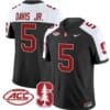 Chris Davis Jr Jersey #5 Stanford Cardinal Vapor Limited College Football Stitched Black Alternate