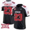 Dijon Stanley Jersey #23 Utah Utes Vapor Limited College Football Stitched Black Alternate