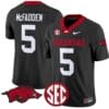 Darren McFadden Jersey #5 Arkansas Razorbacks Vapor Limited College Football Stitched Black