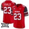 Dijon Stanley Jersey #23 Utah Utes Vapor Limited College Football Stitched Red