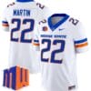 Doug Martin Jersey #22 Boise State Broncos Vapor Limited College Football Stitched White