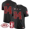 Ismael Cisse Jersey #84 Stanford Cardinal Vapor Limited College Football Stitched Black